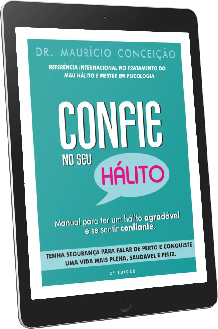 Capa do livro Confie no Seu Hálito, de Dr. Maurício Conceição